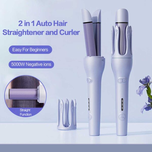 Toliea Smart Safe Portable Hair Curler Hair Straightener Curler Professional Hair Curler.