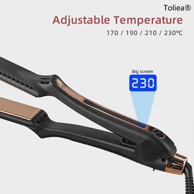 Toliea® Portable Titanium MCH Heating Plate Professional Hair Straightener TL-13-04